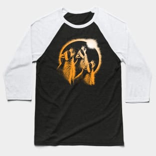 Racoon Eclipse Baseball T-Shirt